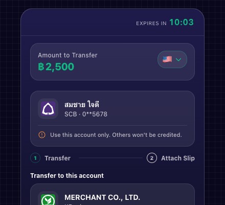 neon payment page theme